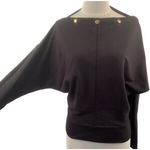 Stella & Dot shirt Womans Size XS Snap shoulder